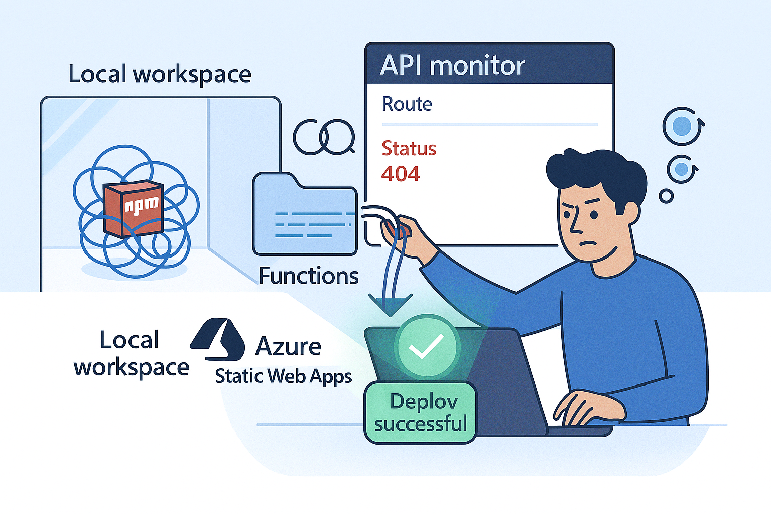 Shipping Local npm Packages with Azure Static Web Apps and Oryx