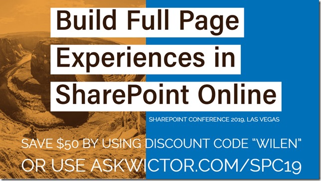 SPC19 discount code WILEN