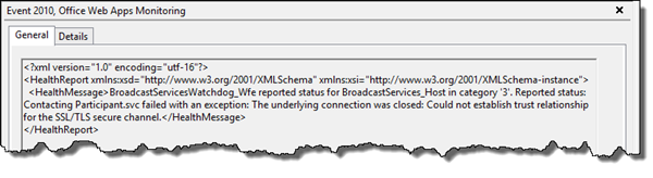 SSL errors