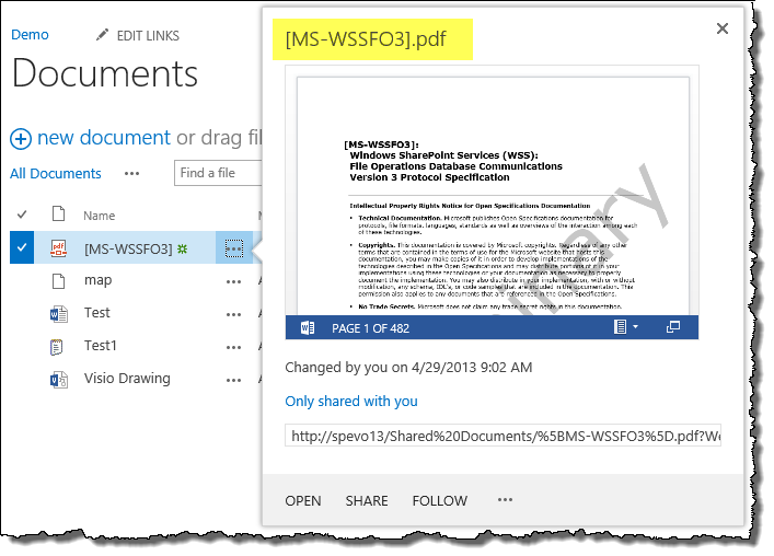 PDF Previews in SharePoint 2013