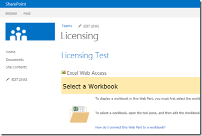 The Excel Viewer Web Part