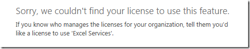 Sorry, we couldn’t find your license to use this feature. 