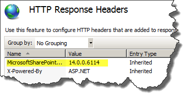 HTTP Response Headers in IIS