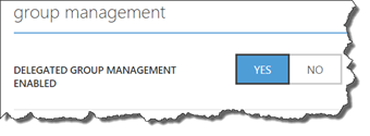 Delegated Group Management