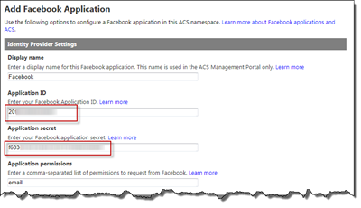 Configure the Facebook IP