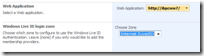 Configuration of the Live ID enabled Web Application