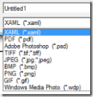 Export formats of Expression Design