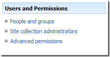Users and Permissions - before