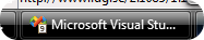 Visual Studio 2008 SP1 in the task bar
