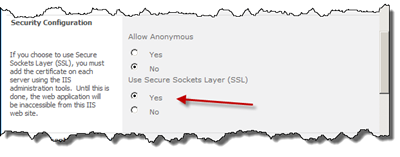SSL settings