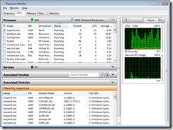 Windows 7 Resource Monitor