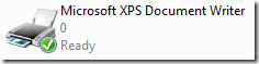Microsoft XSP Document Writer in Windows 7